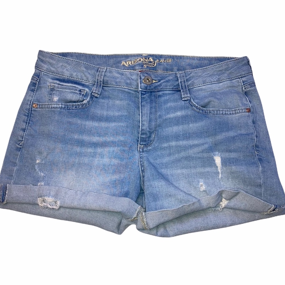 Distressed shorts